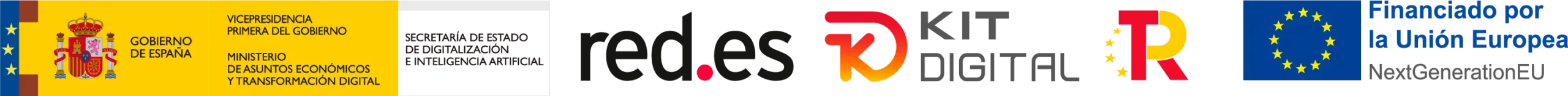 Franja de logotipos declaración de financiación